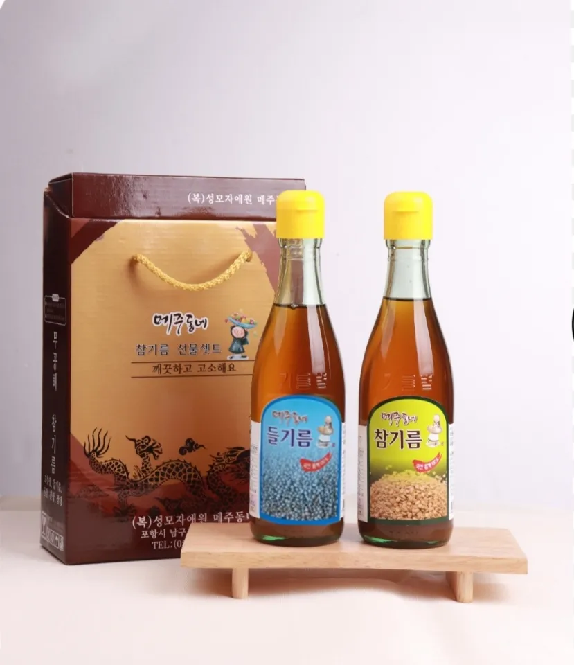 국산참기름들기름선물세트300ml 대표 이미지