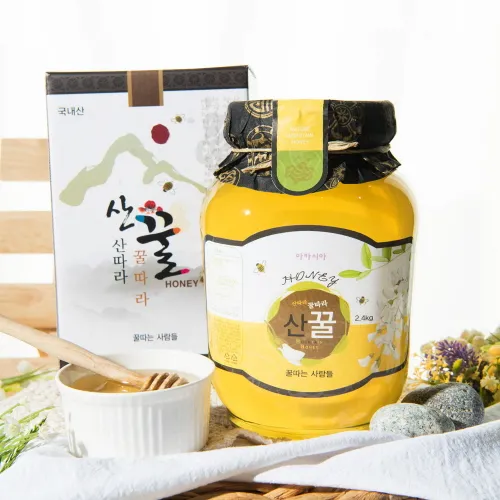 산따라꿀따라아카시아꿀 이미지